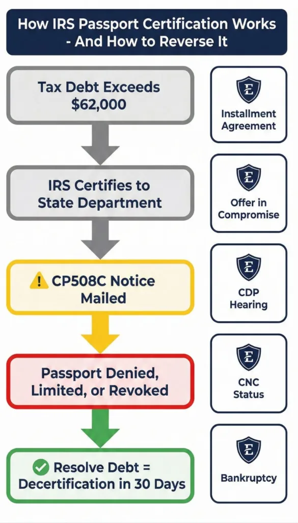 irs passport certification process flowchart irs passport certification process flowchart by edparsonscpa