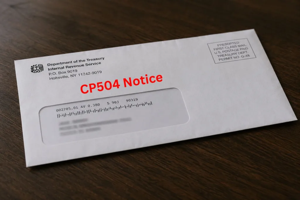 Got a CP504 Notice? You Have 30 Days Before the IRS Levies Your Bank Account CP504 Notice Deadline 30 Days to Prevent IRS Levy
