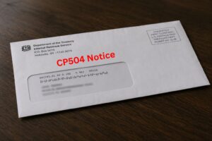 CP504 Notice Deadline 30 Days to Prevent IRS Levy