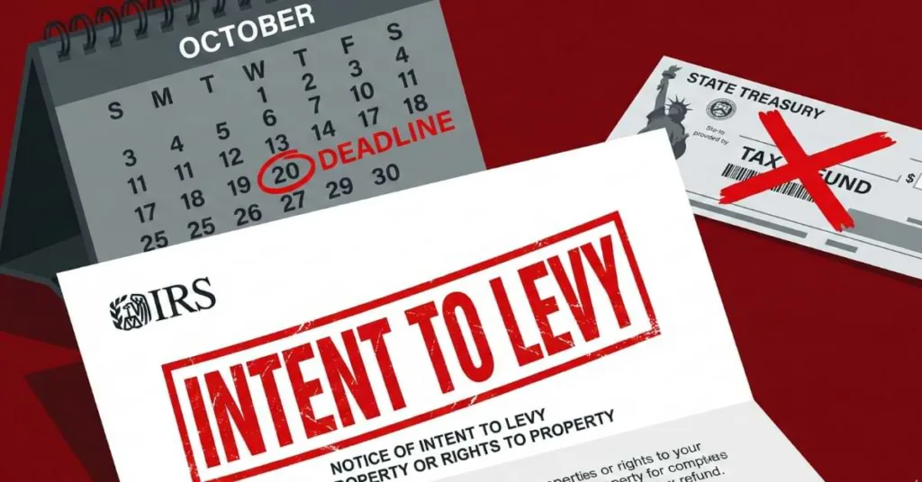 irs notice intent to levy state refund garnishment irs notice intent to levy state refund garnishment
