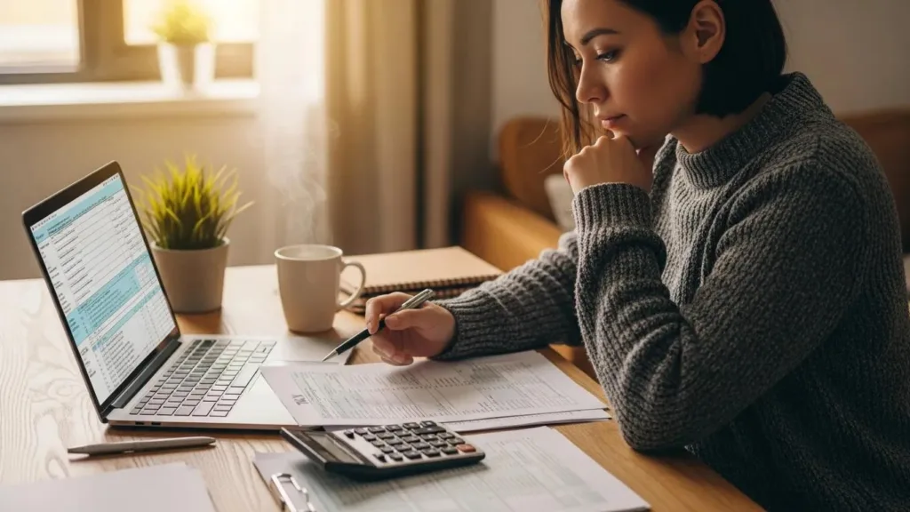 Understanding the Consequences of a Federal Tax Lien Cozy home office setting with a person reviewing tax documents