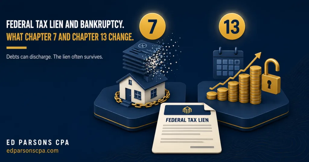 Federal Tax Lien and Bankruptcy: What Survives Chapter 7 and Chapter 13 Federal Tax Lien and Bankruptcy: Chapter 7 vs Chapter 13 | ED Parsons CPA