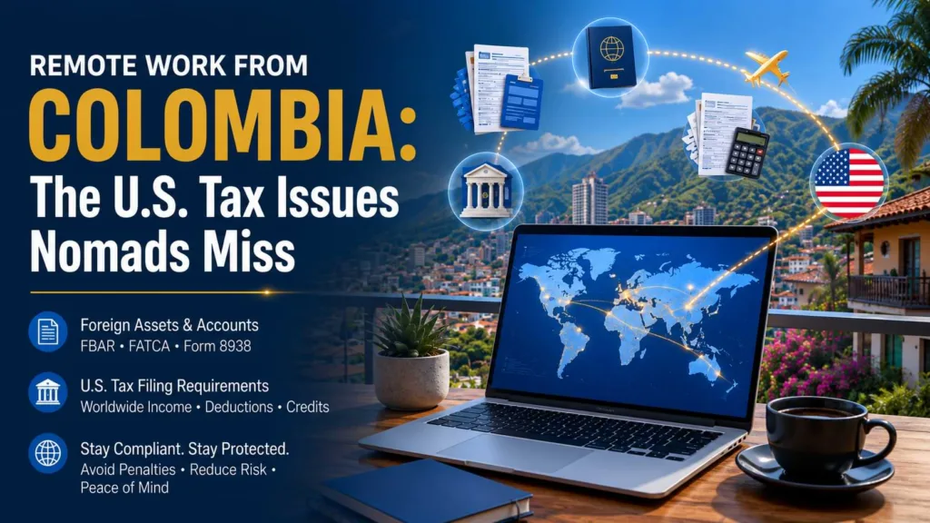 Remote Work From Colombia: U.S. Tax Issues Digital Nomads Miss