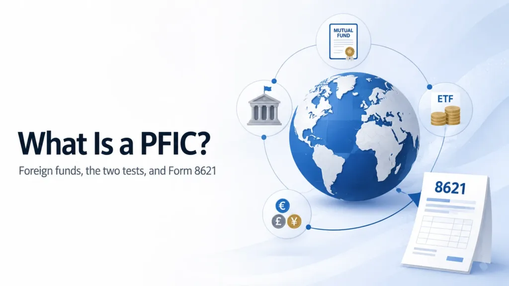 What Is a PFIC? Foreign Funds and Form 8621 Overview