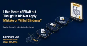 FBAR Awareness vs Understanding: Mistake or Willful Blindness?