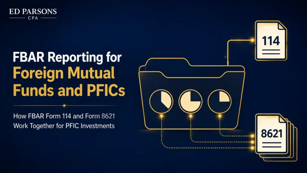 FBAR Reporting for Foreign Mutual Funds and PFICs | Form 114 & Form 8621 Guide