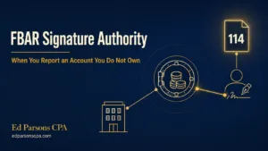 fbar-signature-authority-report-account-not-owned