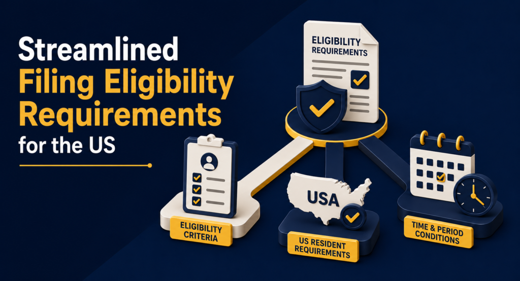 Streamlined Filing Eligibility Requirements for US in United States
